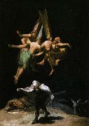 Francisco de goya y Lucientes Witches in the Air painting